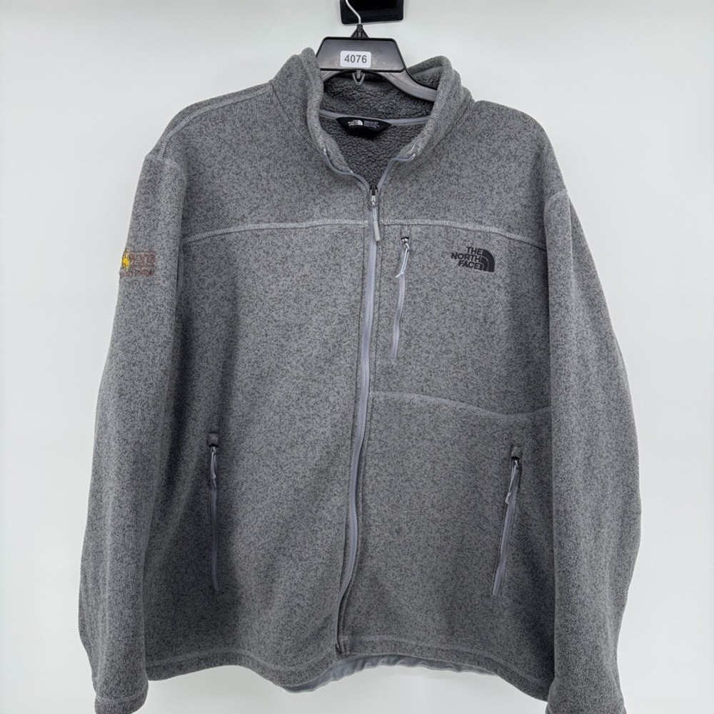 The North Face Full Zip Jacket Mens XXL Fleece Leo Gordon Lyon Gray Gorpcore